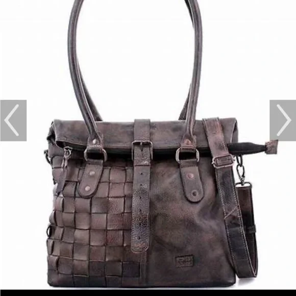 Bed Stu Rachel Tote Bag in Rustic Black NWT - Picture 6 of 10